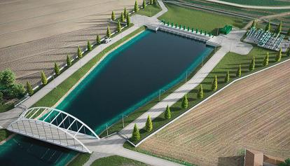 Costruzione di una stazione di drenaggio con pompe, Bondeno (FE)