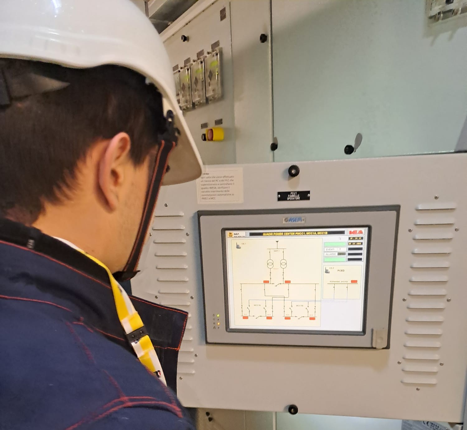 quadro elettrico per SCADA, manutenzione predittiva